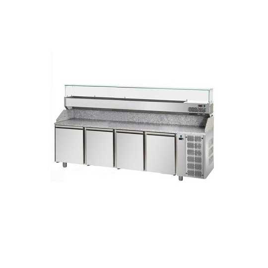 PIZZA COUNTER 60 x 40 WITH 4 DOORS