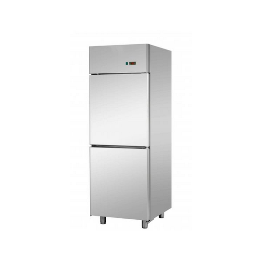 REFRIGERATED CABINET GN 2/1 MONOBLOCK IN STAINLESS STEEL WITH 2 DOORS