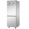 ARMOIRE RÉFRIGÉRÉE COMBINÉE DOUBLE TEMPÉRATURE GN 2/1 EN ACIER INOXYDABLE AVEC 2 PORTES - Température -18 / -22 C