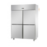 ARMOIRE RÉFRIGÉRÉE MONOBLOC GN 2/1 EN ACIER INOXYDABLE À 4 PORTES - Température -18 / -22 C