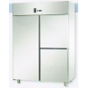 MONOBLOC REFRIGERATED CABINET IN STAINLESS STEEL WITH 1 DOOR AND 2 DOORS FOR 60x40 cm TRAYS - Temperature 0 / 10 C