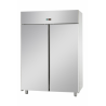 STATIC GN 2/1 STAINLESS STEEL CABINET WITH 2 DOORS AND MEAT SETUP - Temperature 0 / 10 C