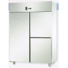 ARMADIO STATICO GN 2/1 IN ACCIAIO INOX CON 1 PORTA E 2 SPORTELLI E ALLESTIMENTO CARNE - Temperatura 0 / 10 C