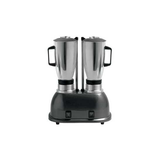 FRULLATORE DOPPIO BICCHIERE INOX MT1DI