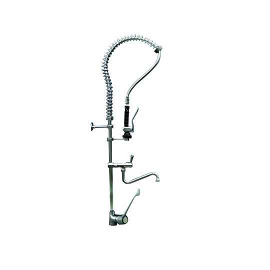 SHOWER UNIT + HALF PIPE TAP + MIXER WITH LONG OR SHORT LEVER