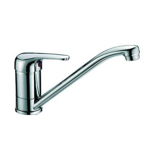 SINK MIXER WITH SHORT LEVER