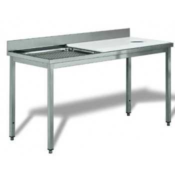 TABLE DE PRÉPARATION DE VIANDE/POISSON COMPLÈTE AVEC CUVE