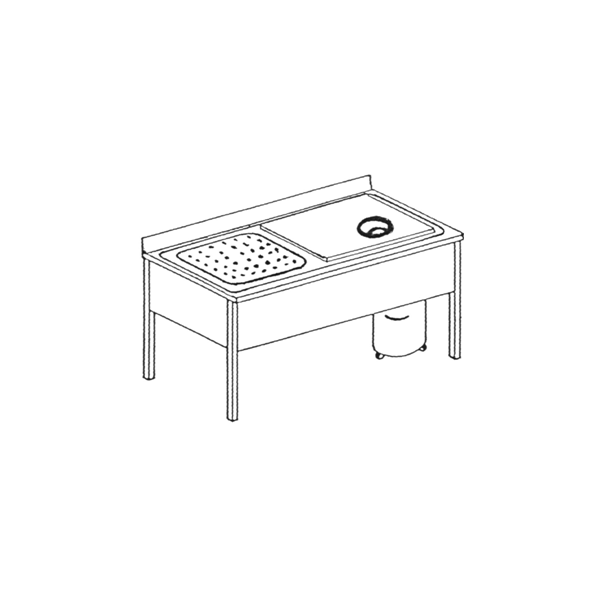 TABLE DE CUISSON DE LÉGUMES COMPLÈTE AVEC RÉSERVOIR