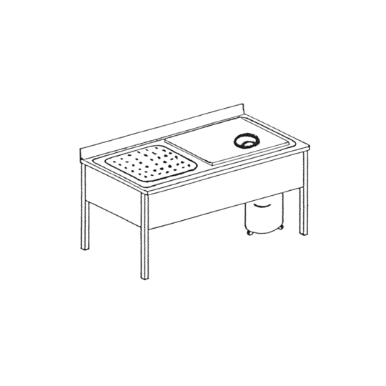 TABLE DE CUISSON DE LÉGUMES COMPLÈTE AVEC RÉSERVOIR