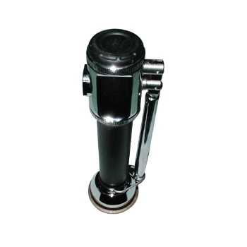 Douche extractible sur plan de travail avec flexible de 200 cm et tige de fixation supérieure