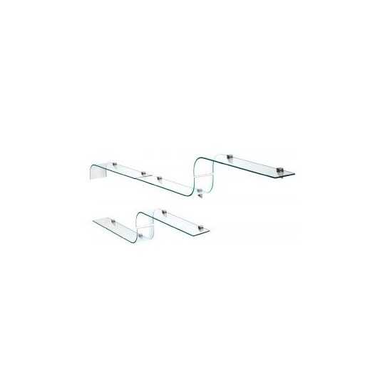 CURVED GLASS SHELF
