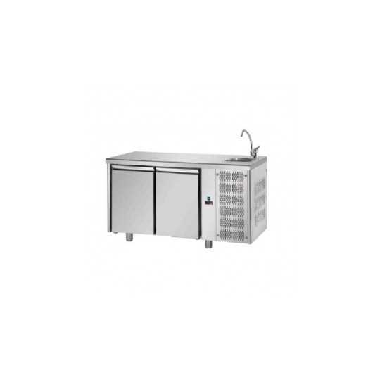 TAVOLO REFRIGERATO GN 1/1 A TEMPERATURA NORMALE CON 2 PORTE