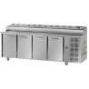 REFRIGERATED SNACK TABLE GN 1/1 AT NORMAL TEMPERATURE 4 DOORS