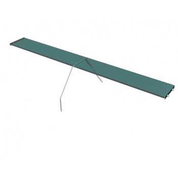 ÉTAGÈRE INTERMÉDIAIRE EN VERRE TREMPÉ AVEC SUPPORTS KIBUK