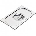 COPERCHIO GASTRONORM ACCIAIO INOX AISI 304 GN 1/4 (26,5 x 16,2 cm)