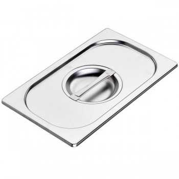 COUVERCLE GASTRONORM EN ACIER INOXYDABLE AISI 304 GN 1/4 (26