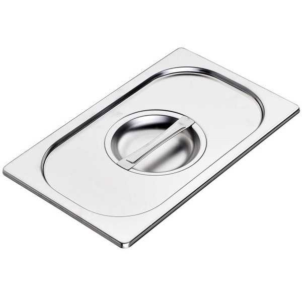 COPERCHIO GASTRONORM ACCIAIO INOX AISI 304 GN 1/4 | 26,5 x 16,2 CM