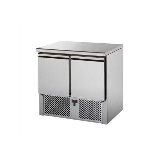SALADETTE 2 PORTES AVEC DESSUS EN ACIER INOXYDABLE