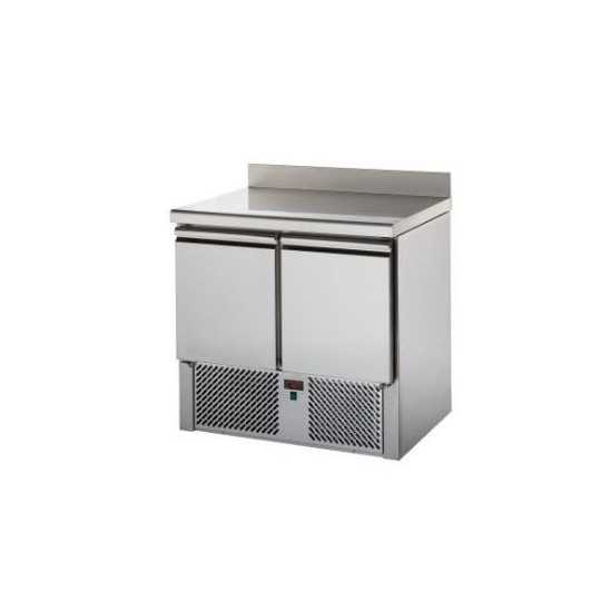 SALADETTE 2 PORTE CON PIANO E ALZATINA IN ACCIAIO INOX