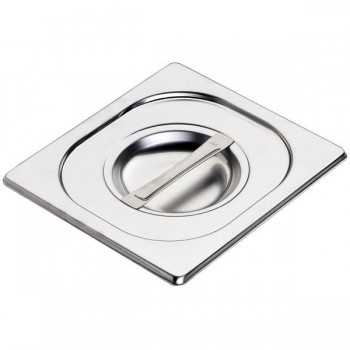 COUVERCLE GASTRONORM EN ACIER INOXYDABLE AISI 304 GN 1/6 (17