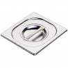 COPERCHIO GASTRONORM ACCIAIO INOX AISI 304 GN 1/6 (17