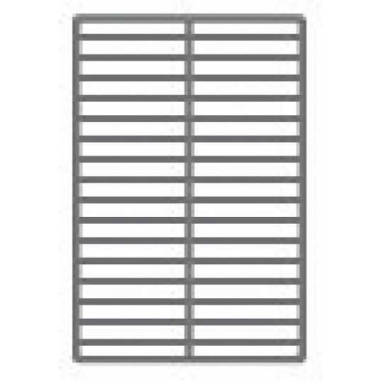 AISI 304 STAINLESS STEEL GRID 60x40 cm