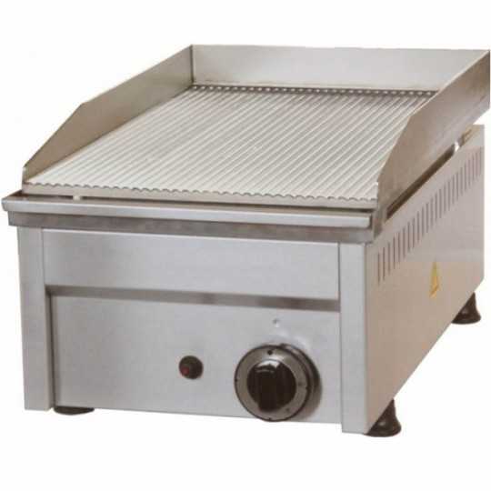 FRY TOP À GAZ - PLAQUE NERVURÉE - L.33 x P.45 x H.27