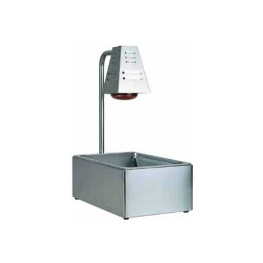 RÉCIPIENT GN AVEC LAMPE INFRAROUGE POUR ASSAISONNER ET CONSERVER LES ALIMENTS FRITS