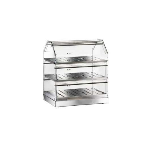 VETRINA NEUTRA INOX 3 PIANI