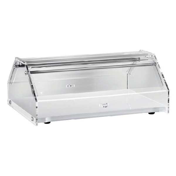 VITRINE - PORTE BRIOCHES - CROISSANTS L.50 x P.35 x H.21 cm