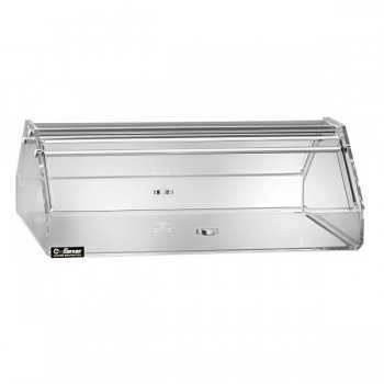 VITRINE NEUTRE EN PLEXIGLASS POUR CROISSANTS ET CONFISERIES