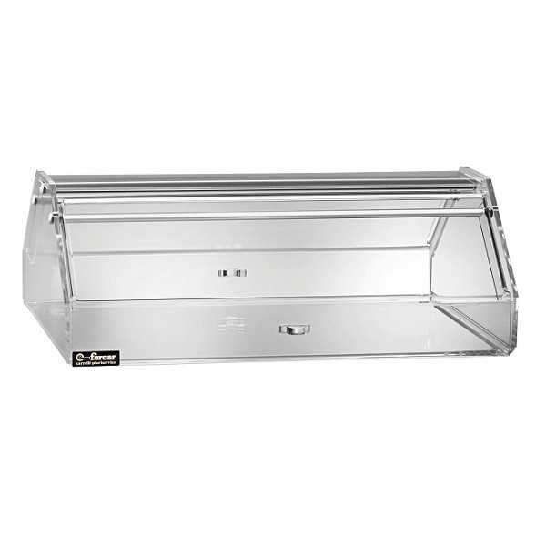 VITRINE NEUTRE EN PLEXIGLASS POUR CROISSANTS ET CONFISERIES