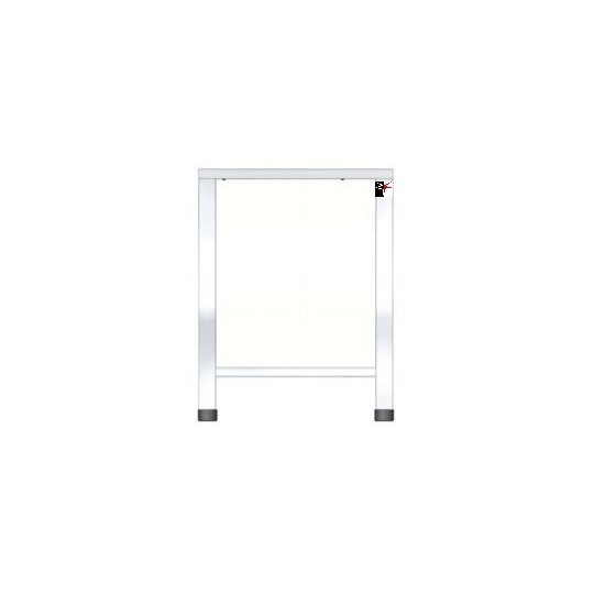 TAVOLO FISSO IN AISI 430 - L.61 x P.63 x H.79.1 cm