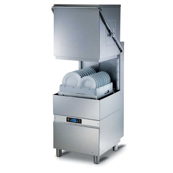 Lave-vaisselle électronique à capot ECO, panier 50x50 cm - Hauteur max verre 39 cm / assiette 41 cm