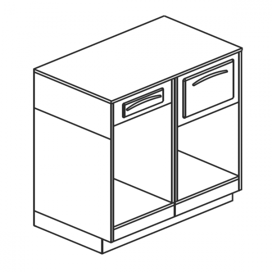 COMPTOIR DE MACHINE À CAFÉ AVEC TIROIR DE SERVICE