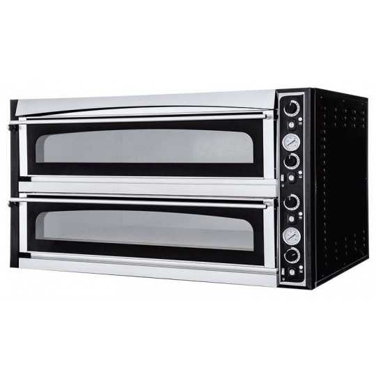 ELECTRIC PIZZA OVEN GLASS LINE - MECHANICAL CONTROL - 2 CHAMBERS