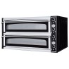 ELECTRIC PIZZA OVEN GLASS LINE - MECHANICAL CONTROL - 2 CHAMBERS