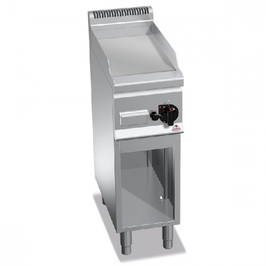 PLAQUE À FRIRE À GAZ LISSE SUR PLACARD - L.30 x P.60 cm