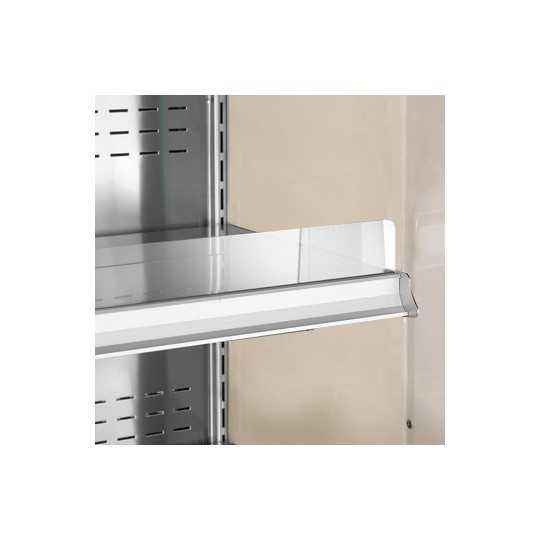 FRONTALINO FERMA PRODOTTO PER RIPIANO IN PLEXIGLASS