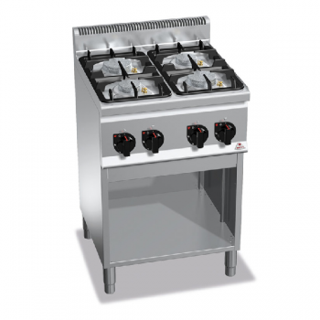 CUISINIÈRE À GAZ 4 FEUX SUR PLACARD - ECO POWER - SÉRIE 60