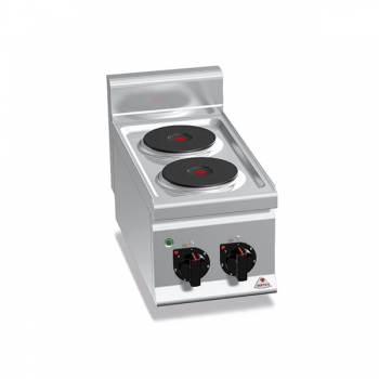 CUISINIÈRE ÉLECTRIQUE 2 PLAQUES RONDE - SÉRIE 60