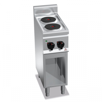 CUISINIÈRE ÉLECTRIQUE 2 PLAQUES RONDES SUR MEUBLE - SÉRIE 60