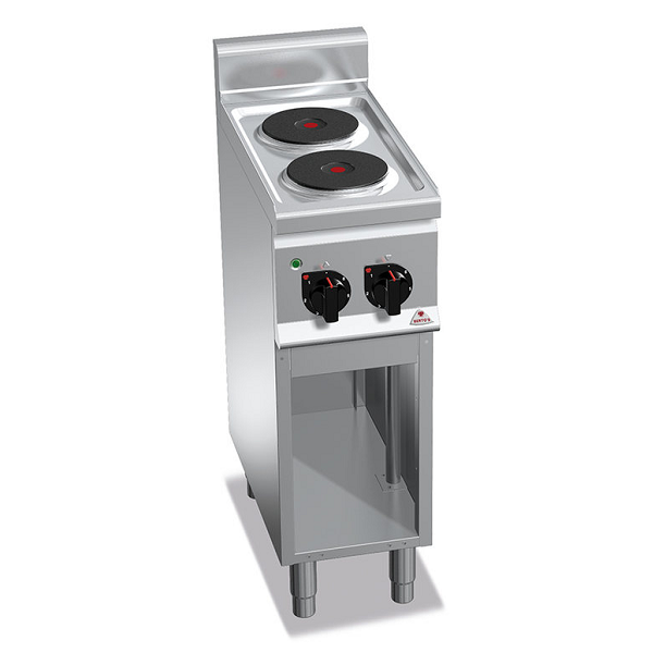 CUISINIÈRE ÉLECTRIQUE 2 PLAQUES RONDES SUR MEUBLE - SÉRIE 60