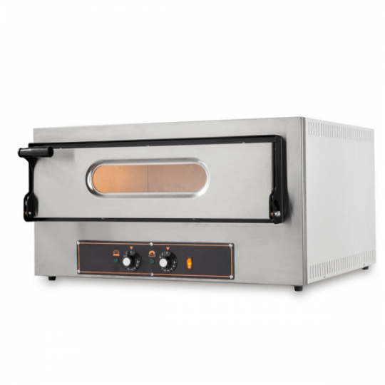 ELECTRIC PIZZA OVEN WITH MECHANICAL CONTROL 1 CHAMBER 2 PIZZAS - CUBE LINE