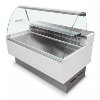 VITRINE RÉFRIGÉRÉE HORIZONTALE KIBUK - VERRE COURBÉ - PROFONDEUR 90 cm