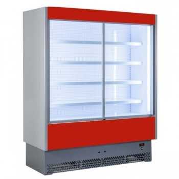 VITRINE RÉFRIGÉRÉE MURALE POUR CHARCUTERIE ET PRODUITS LAITIERS AVEC PORTES COULISSANTES - PROFONDEUR 60 cm