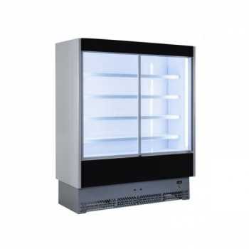 VITRINE RÉFRIGÉRÉE MURALE POUR CHARCUTERIE ET PRODUITS LAITIERS AVEC PORTES COULISSANTES - PROFONDEUR 60 cm