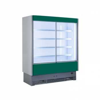 ESPOSITORE MURALE REFRIGERATO PER SALUMI E LATTICINI CON PORTE SCORREVOLI - PROFONDITA\' 60 cm