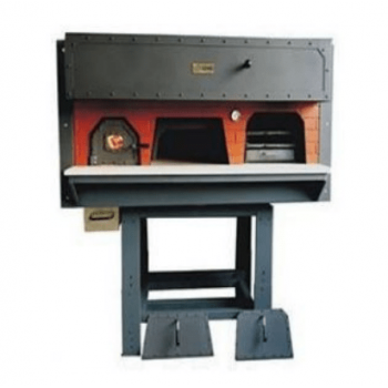 Four à pizza à bois avec chambre de combustion séparée et barbecue