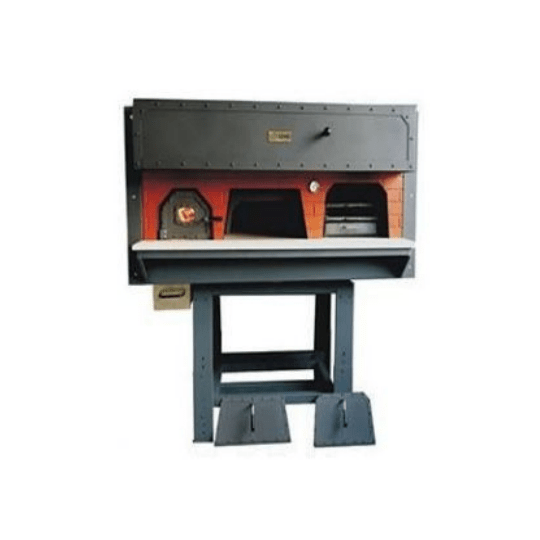 Four à pizza à bois avec chambre de combustion séparée et barbecue